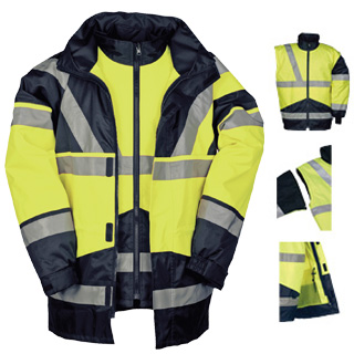 Hi-Vis Jacket/Detachable Bodywarmer
